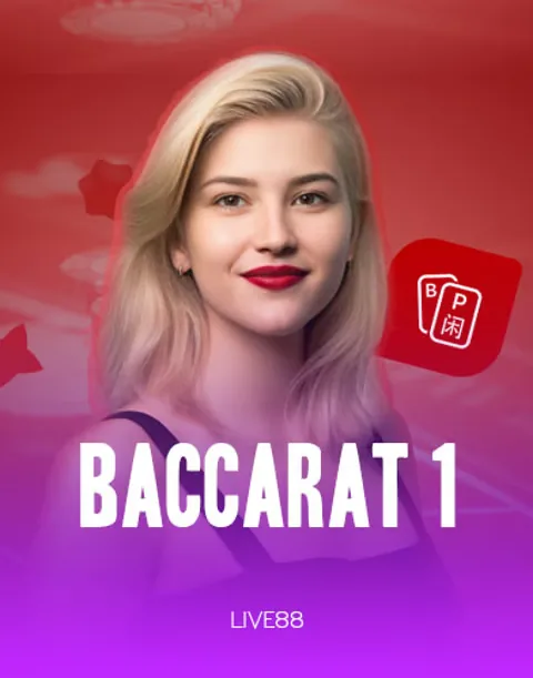 Baccarat 1 slot by Live88 at RoyalRook Casino