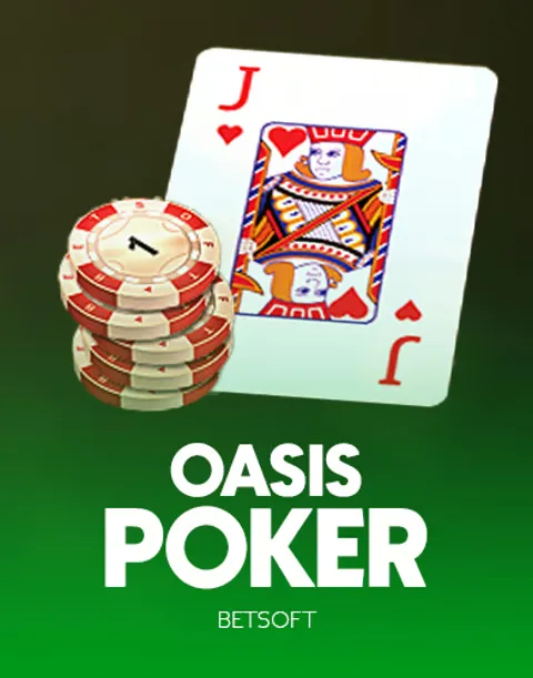 Oasis Poker slot by Betsoft at RoyalRook Casino